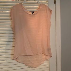 Blush pink blouse